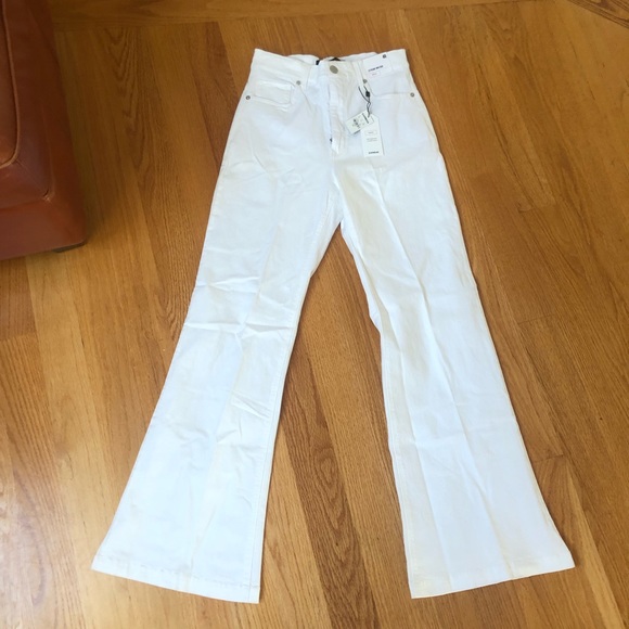 Express Pants - NWT Express White Flare Jeans Size 4 Regular